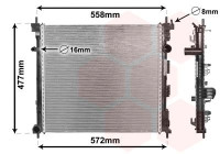 Radiateur, refroidissement du moteur 33002407 International Radiators