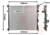 Radiateur, refroidissement du moteur 33002425 International Radiators