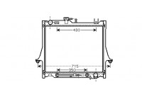 Radiateur, refroidissement du moteur 36002026 International Radiators