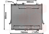 Radiateur, refroidissement du moteur 36012700 International Radiators