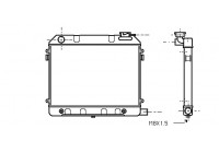 Radiateur, refroidissement du moteur 37002013 International Radiators