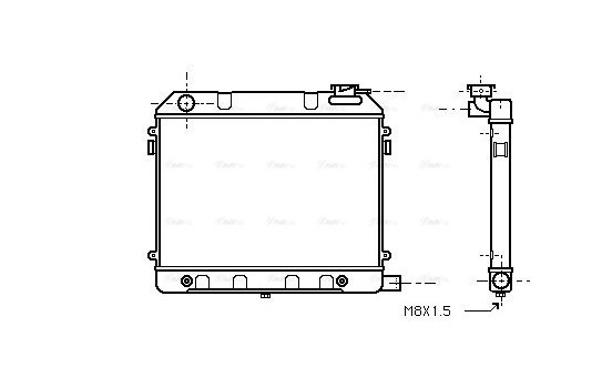 Radiateur, refroidissement du moteur 37002013 International Radiators, Image 2
