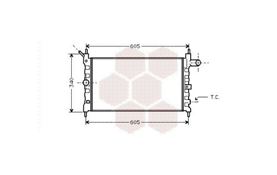 Radiateur, refroidissement du moteur 37002022 International Radiators, Image 2