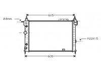 Radiateur, refroidissement du moteur 37002029 International Radiators
