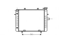Radiateur, refroidissement du moteur 37002037 International Radiators