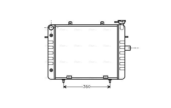 Radiateur, refroidissement du moteur 37002037 International Radiators, Image 2