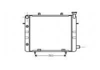 Radiateur, refroidissement du moteur 37002060 International Radiators