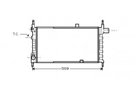 Radiateur, refroidissement du moteur 37002063 International Radiators