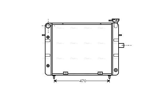 Radiateur, refroidissement du moteur 37002078 International Radiators, Image 2