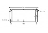 Radiateur, refroidissement du moteur 37002106 International Radiators