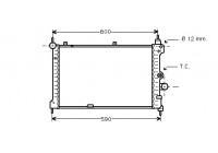 Radiateur, refroidissement du moteur 37002127 International Radiators