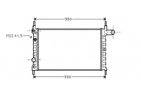 Radiateur, refroidissement du moteur 37002150 International Radiators
