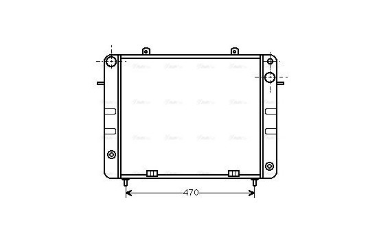 Radiateur, refroidissement du moteur 37002152 International Radiators, Image 2