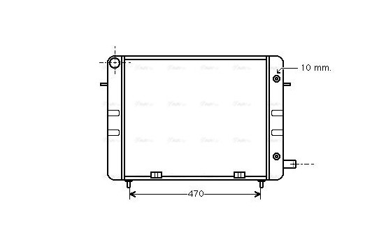Radiateur, refroidissement du moteur 37002157 International Radiators, Image 2