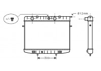 Radiateur, refroidissement du moteur 37002175 International Radiators