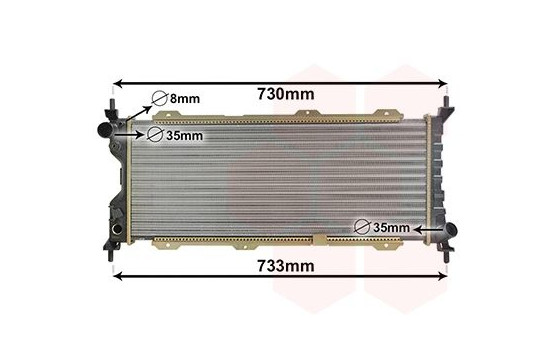Radiateur, refroidissement du moteur 37002185 International Radiators, Image 2