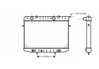Radiateur, refroidissement du moteur 37002188 International Radiators