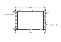 Radiateur, refroidissement du moteur 37002207 International Radiators