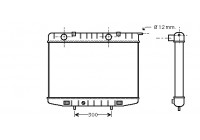Radiateur, refroidissement du moteur 37002214 International Radiators