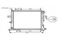 Radiateur, refroidissement du moteur 37002252 International Radiators