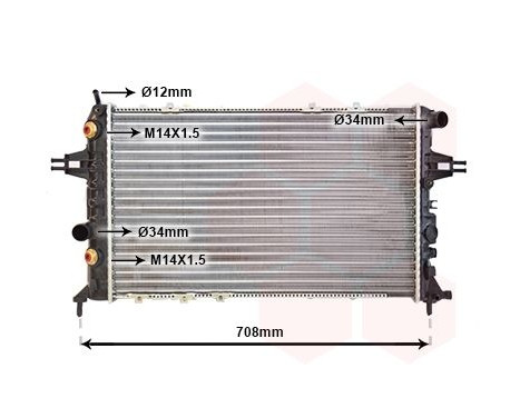 Radiateur, refroidissement du moteur 37002253 International Radiators, Image 2