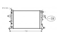 Radiateur, refroidissement du moteur 37002254 International Radiators