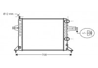 Radiateur, refroidissement du moteur 37002257 International Radiators