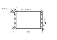 Radiateur, refroidissement du moteur 37002275 International Radiators