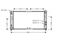 Radiateur, refroidissement du moteur 37002286 International Radiators