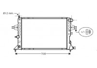 Radiateur, refroidissement du moteur 37002293 International Radiators