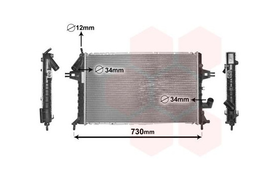Radiateur, refroidissement du moteur 37002294 International Radiators, Image 2
