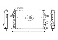 Radiateur, refroidissement du moteur 37002294 International Radiators