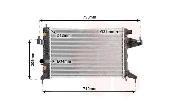 Radiateur, refroidissement du moteur 37002304 International Radiators, Image 2
