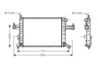 Radiateur, refroidissement du moteur 37002306 International Radiators