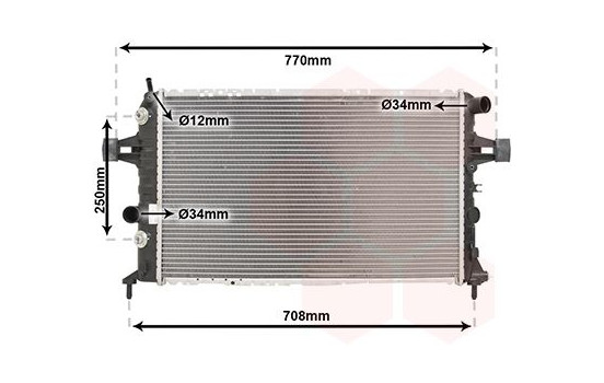 Radiateur, refroidissement du moteur 37002329 International Radiators, Image 2