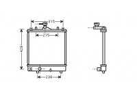 Radiateur, refroidissement du moteur 37002330 International Radiators