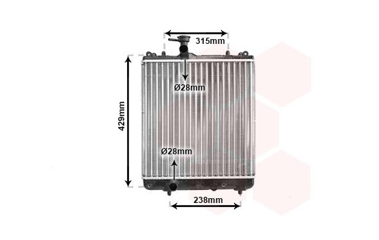 Radiateur, refroidissement du moteur 37002330 International Radiators, Image 2