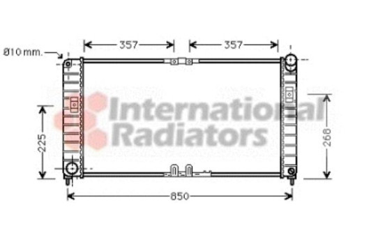 Radiateur, refroidissement du moteur 37002332 International Radiators, Image 2