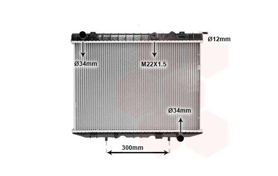 Radiateur, refroidissement du moteur 37002337 International Radiators