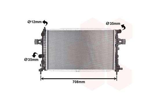 Radiateur, refroidissement du moteur 37002381 International Radiators, Image 2
