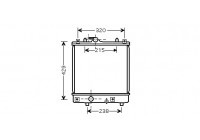 Radiateur, refroidissement du moteur 37002382 International Radiators