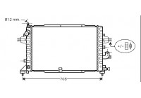 Radiateur, refroidissement du moteur 37002383 International Radiators