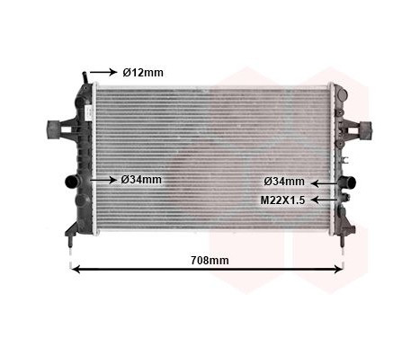 Radiateur, refroidissement du moteur 37002440 International Radiators, Image 2