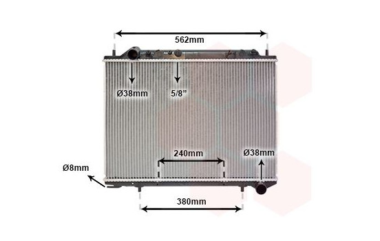 Radiateur, refroidissement du moteur 37002441 International Radiators, Image 2