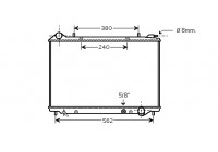 Radiateur, refroidissement du moteur 37002441 International Radiators