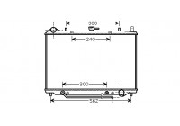 Radiateur, refroidissement du moteur 37002455 International Radiators