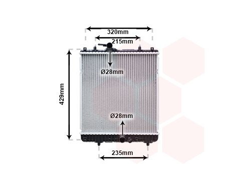 Radiateur, refroidissement du moteur 37002542 International Radiators, Image 2