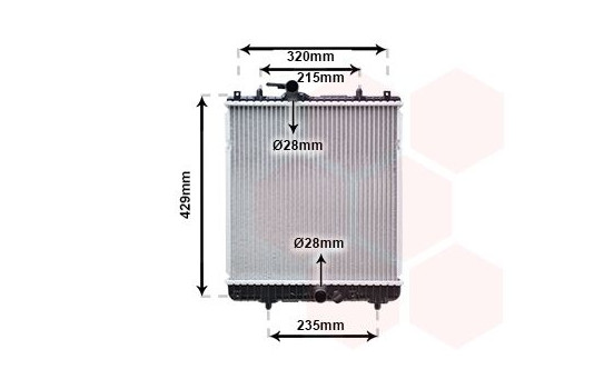 Radiateur, refroidissement du moteur 37002542 International Radiators, Image 2