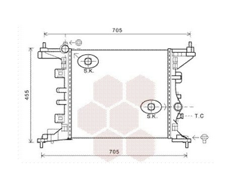 Radiateur, refroidissement du moteur 37002568 International Radiators, Image 2