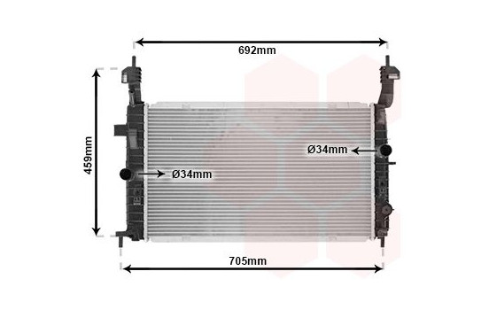 Radiateur, refroidissement du moteur 37002583 International Radiators, Image 2
